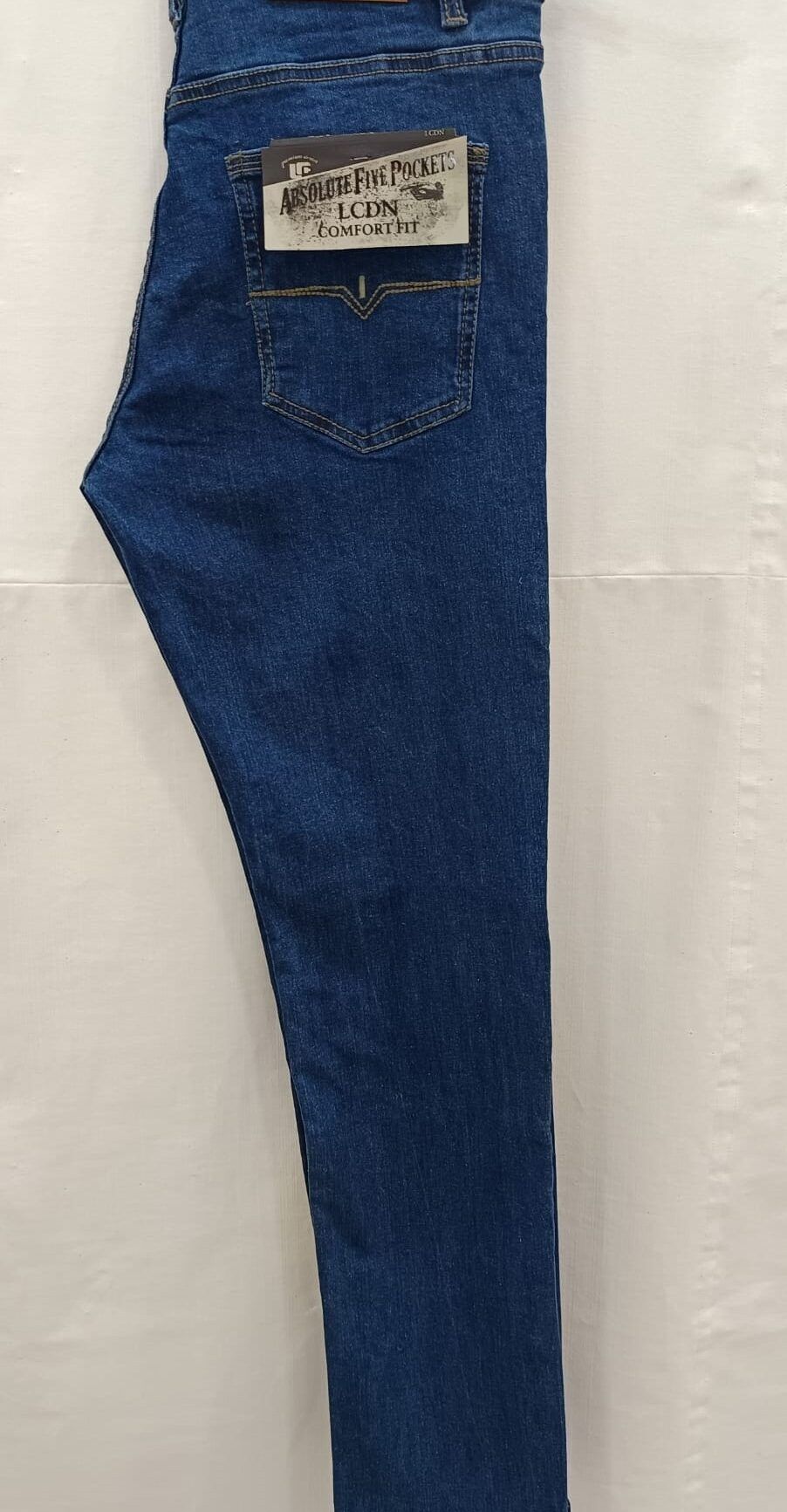 Pantalón vaquero de hombre slim fit algodón elástico LCDN