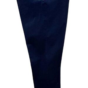 Pantalón algodón chino style marino con cinturón