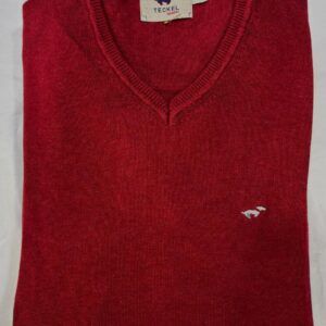 Jersey algodón pico granate teckel