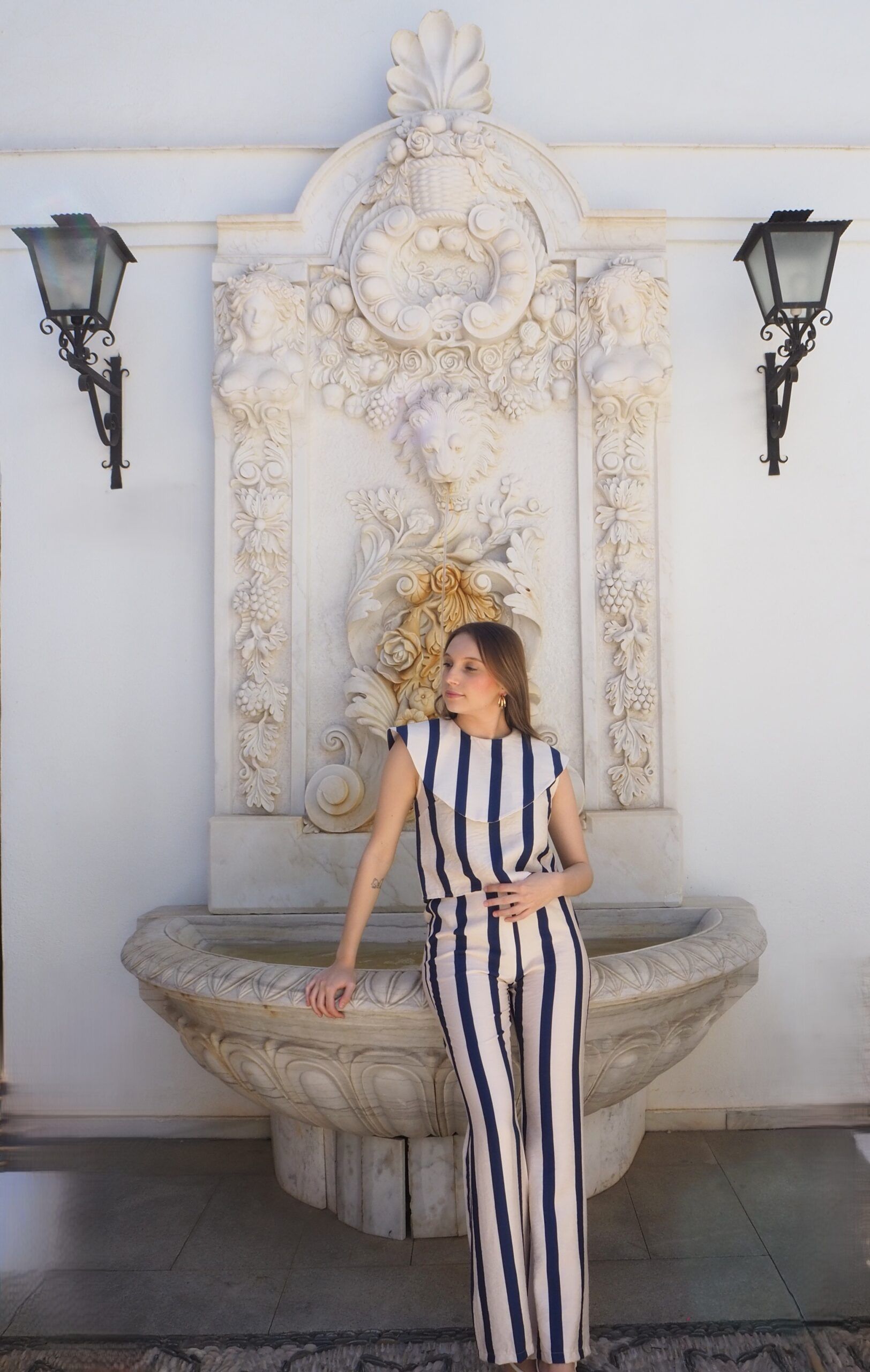 Pantalón raya marinera mujer - Imagen 2