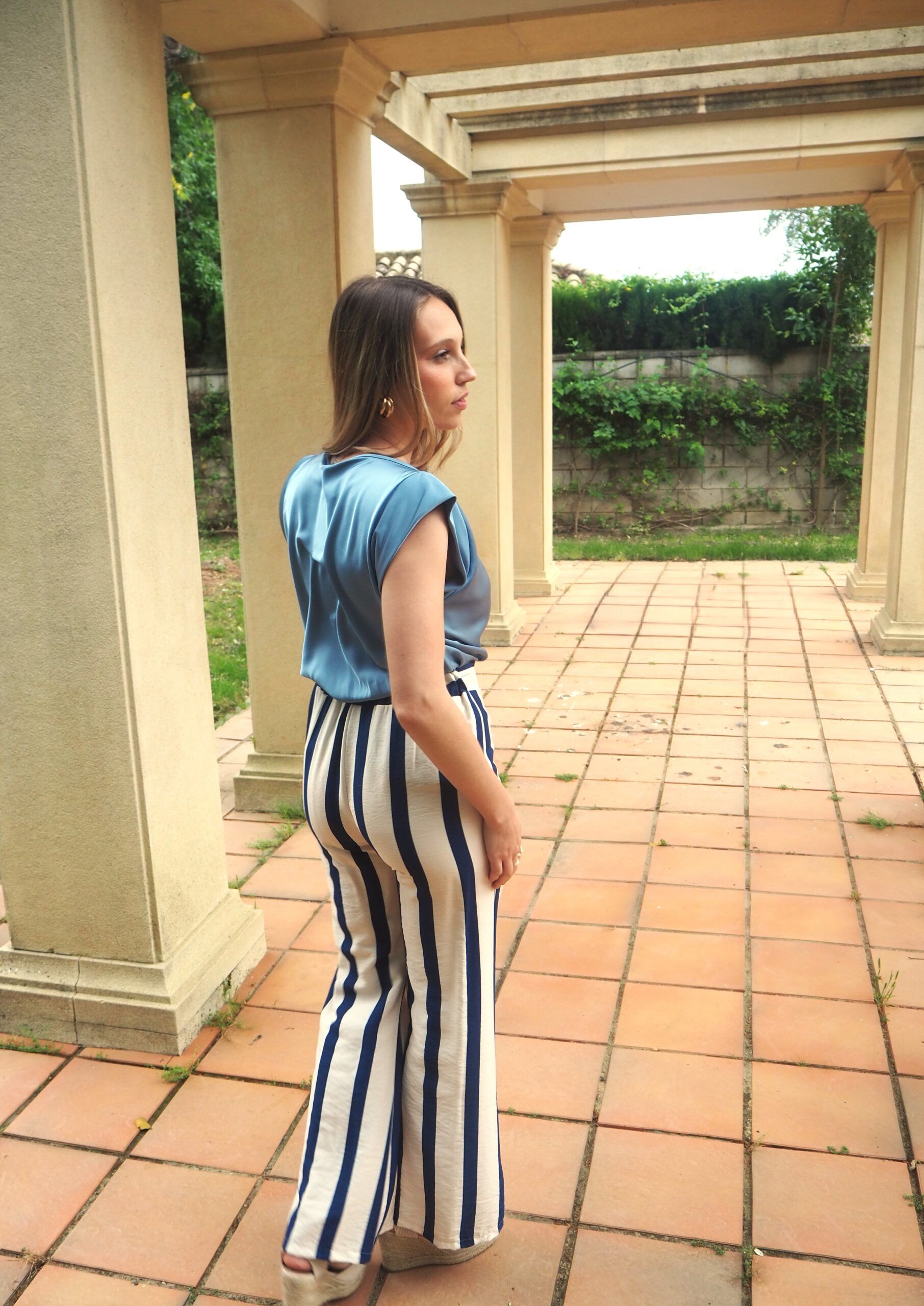 Pantalón raya marinera mujer - Imagen 5